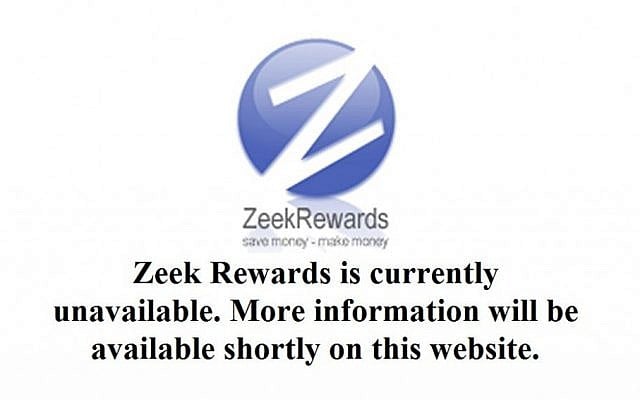 ZeekRewards.com was shut down on suspicion of running a world-wide Ponzi scheme (photo credit: screen capture ZeekRewards.com) ZeekRewards.com was shut down on suspicion of running a world-wide Ponzi scheme (photo credit: screen capture ZeekRewards.com)
