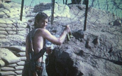 A young Udi Dayan, son of Moshe Dayan (photo credit: courtesy, Udi Dayan/Arik Bernstein)