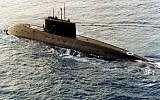 A Russian-built, Kilo-class diesel submarine (Courtesy US DoD)
