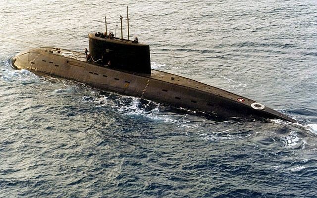 A Russian-built, Kilo-class diesel submarine (Courtesy US DoD)