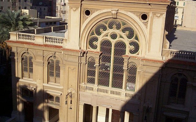 The Eliyahu Hanavi synagogue in Alexandria (photo credit: Wikimedia Commons)