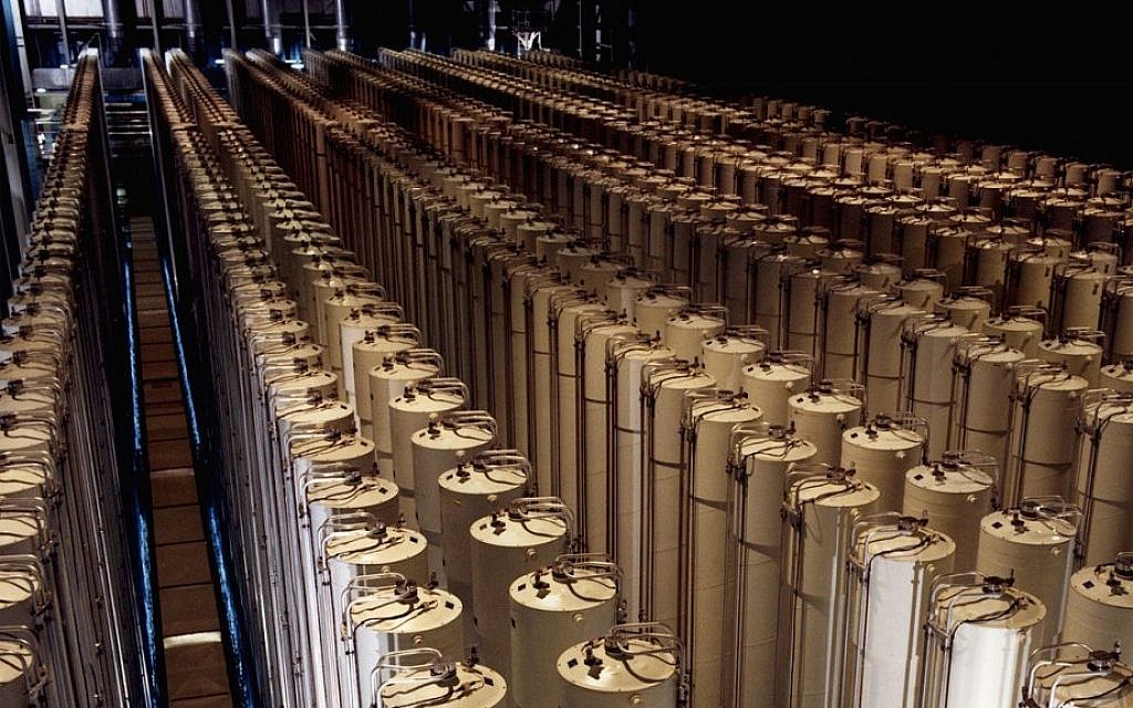 Illustrative. Centrifuges enriching uranium. (Public Domain/US Department of Energy/Wikimedia Commons)
