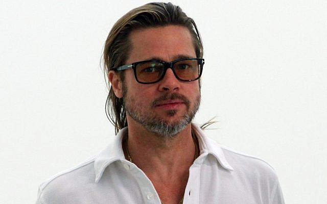 US actor Brad Pitt, pictured in Germany in June. (photo credit: AP Photo/dapd, Andreas Fischer)