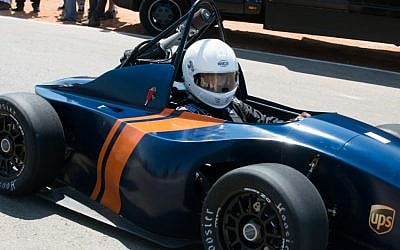 A car that earns its stripes (photo credit: Dani Machlis/Ben-Gurion University of the Negev)