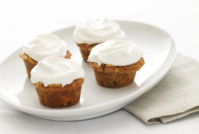 Carrot Apple Mini Cupcakes make the perfect little sweet treat at the end of the Rosh Hashanah meal. (photo credit: JTA)