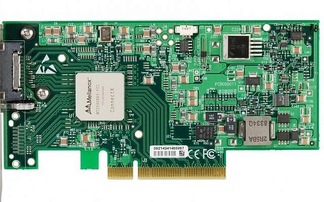 Mellanox ConnectX IB Adapter Card (Single-Port) (Photo credit: Courtesy)