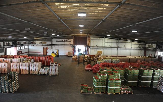 Tons of holiday foods ready to be shipped to IDF bases across the country (photo credit: courtesy IDF)