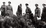 Illustration. Nazi officers in WWII. (Flash90)