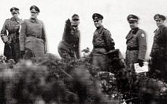 Illustration. Nazi officers in WWII. (Flash90)