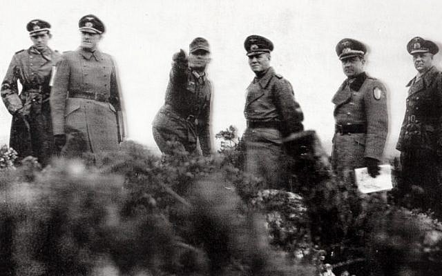 Illustration. Nazi officers in WWII. (Flash90)