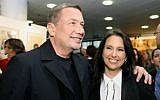 Nochi Dankner, left, and Shari Arison, in 2007 (photo credit: Moshe Shai/Flash90)