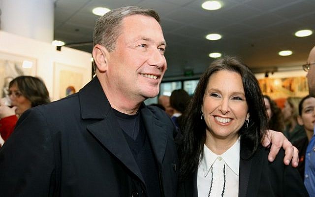 Nochi Dankner, left, and Shari Arison, in 2007 (photo credit: Moshe Shai/Flash90)