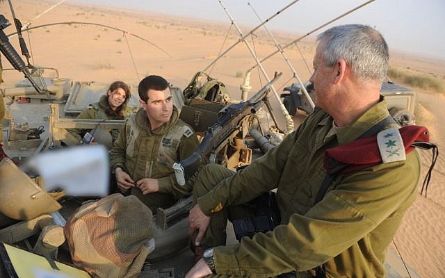 IDF Chief of General Staff Lt. Gen. Benny Gantz visiting a combat brigade, August 2012 (photo credit: DOTZ/Flash90) IDF Chief of General Staff Lt. Gen. Benny Gantz visiting a combat brigade, August 2012 (photo credit: DOTZ/Flash90)