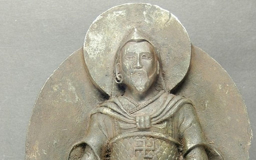 Known as "iron man," the statue -- carved from a meteorite -- was brought to Germany by a Nazi-backed expedition inspired by the Third Reich's racist ideology. (Elmar Buchner/University of Stuttgart via AP) Known as "iron man," the statue -- carved from a meteorite -- was brought to Germany by a Nazi-backed expedition inspired by the Third Reich's racist ideology. (Elmar Buchner/University of Stuttgart via AP)