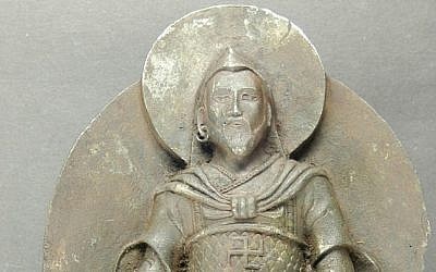 Known as "iron man," the statue -- carved from a meteorite -- was brought to Germany by a Nazi-backed expedition inspired by the Third Reich's racist ideology. (Elmar Buchner/University of Stuttgart via AP)