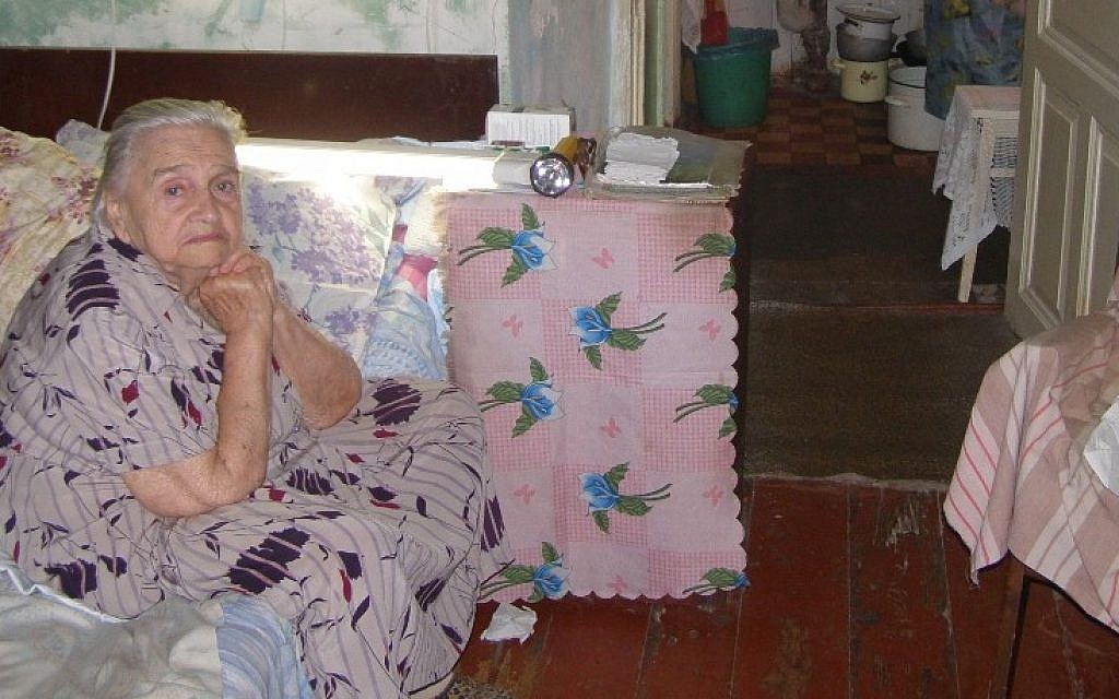 Holocaust survivor Larisa Rakovskaya struggles to pay the bills for her Odessa apartment, but has gotten basic assistance from German reparations. (Cnaan Liphshiz/JTA) Holocaust survivor Larisa Rakovskaya struggles to pay the bills for her Odessa apartment, but has gotten basic assistance from German reparations. (Cnaan Liphshiz/JTA)