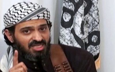 This undated image capture shows Saeed al-Shihri, deputy leader of al-Qaida in the Arabian Peninsula. (AP Photo/SITE Intelligence Group, File)