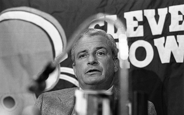 Art Modell in 1982. (photo credit: AP/Mark Duncan) Art Modell in 1982. (photo credit: AP/Mark Duncan)