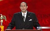Rabbi Meir Soloveichik gives an invocation to begin the first full day of activities at the Republican National Convention in Tampa, Fla., Aug. 28, 2012. (Republican National Convention)