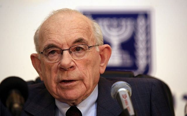Former Supreme Court justice Eliyahu Winograd in 2007 at a press conference (photo credit: Nati Shohat/Flash90) Former Supreme Court justice Eliyahu Winograd in 2007 at a press conference (photo credit: Nati Shohat/Flash90)