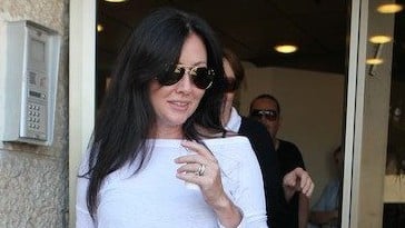 Shannen Doherty in Israel (Courtesy Erroca Israel Facebook) Shannen Doherty in Israel (Courtesy Erroca Israel Facebook)