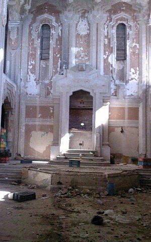 The remains of the Dar Bishi Synagogue in Tripoli, Libya. (photo credit: Courtesy, Meir Kahaolon) The remains of the Dar Bishi Synagogue in Tripoli, Libya. (photo credit: Courtesy, Meir Kahaolon)