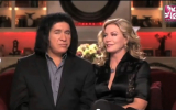 Gene Simmons and his wife, Shannon Tweed (photo credit: screenshot, YouTube)