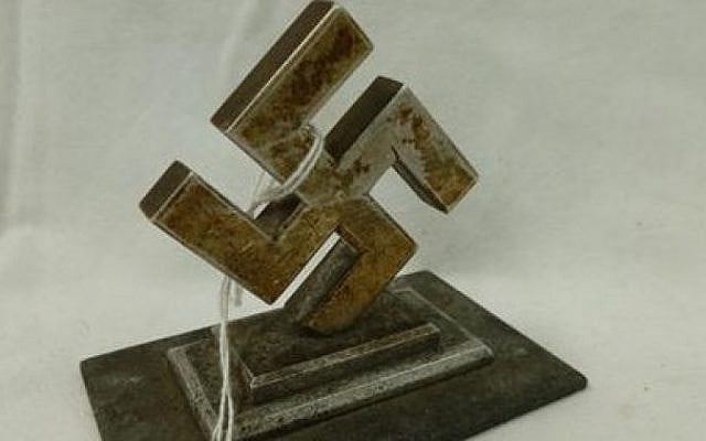 A large German Third Reich paperweight (photo credit: Courtesy, JP Humbert) A large German Third Reich paperweight (photo credit: Courtesy, JP Humbert)