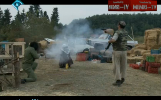 A scene from Iranian television movie "Saturday Hunter" (screenshot: MEMRI) A scene from Iranian television movie "Saturday Hunter" (screenshot: MEMRI)