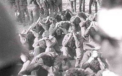 Israeli POWs on the southern front during the Yom Kippur War (Photo credit: Courtesy: Erim Balaila)
