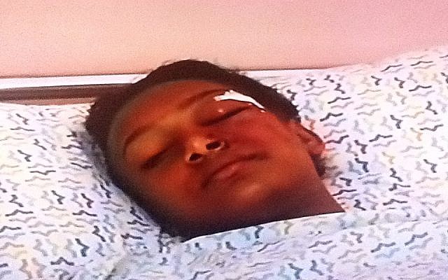 Tigist Bito in hospital on Saturday. (photo credit: Channel 2 screenshot)