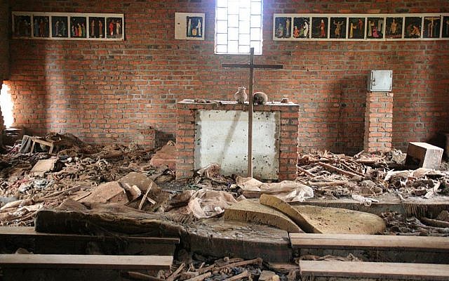 Churches, like this one in Rwanda, could have been safe havens for the Tutsi people who sought shelter, but in the weeks leading up to the genocide, in which 800,000 people were killed, the international peacekeepers were withdrawn (Photo credit: Wikimedia Commons/ CC-BY) Churches, like this one in Rwanda, could have been safe havens for the Tutsi people who sought shelter, but in the weeks leading up to the genocide, in which 800,000 people were killed, the international peacekeepers were withdrawn (Photo credit: Wikimedia Commons/ CC-BY)