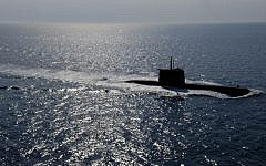 A Class 209 submarine in the Mediterranean in 2005. (photo credit: U.S. Navy/Dave Fliesen)