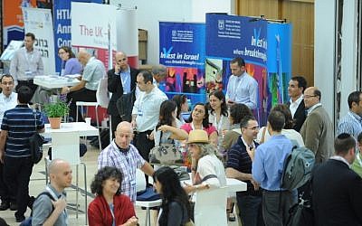 The scene at the HTIA conference Tuesday (Photo credit: Courtesy)