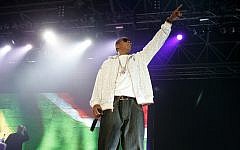 Hip-hop star Jay-Z performs in Cape Town, South Africa, in 2006. (Obed Zilwa/AP)