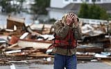 Illustrative photo of damage caused by Hurricane Sandy (photo credit: AP/Frank Franklin II)(photo credit: Julio Cortez/AP)