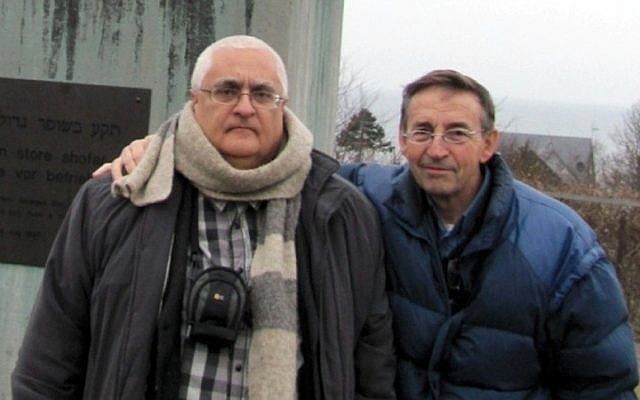 Professors Konstantin Komoshvili and Jacob Levitan (photo credit: Courtesy)