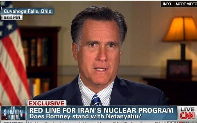 Republican presidential candidate Mitch Romney speaks to CNN on Tuesday 9th October, 2012. (screen capture: CNN) Republican presidential candidate Mitch Romney speaks to CNN on Tuesday 9th October, 2012. (screen capture: CNN)
