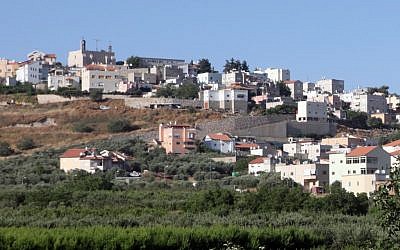 The predominantly Christian village of Jish, in northern Israel. (Yossi Zamir/Flash90)