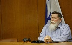 MK and National Union chairman Yaacov Katz in the Knesset, June 06, 2012. (photo credit: Miriam Alster/Flash90)