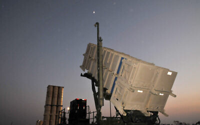 A Patriot anti-missile system in Israel (Photo credit: Shay Levy/ Flash 90)
