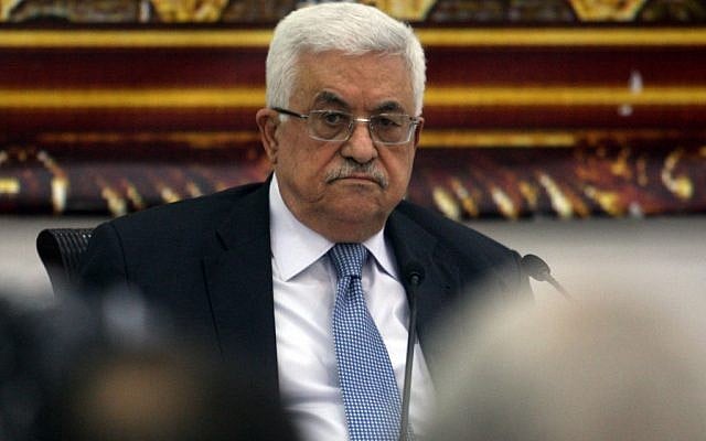 Palestinian President Mahmoud Abbas, September 15 (photo credit: Issam Rimawi/flash90)