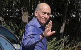 Former Israeli prime minister Ehud Olmert (photo credit: Oren Nahshon/Flash90/File)