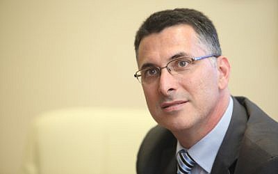 Education Minister Gideon Sa'ar attends a press conference at the Ministry of Education in Jerusalem, on October 15, 2012. (Yoav Ari Dudkevitch/FLASH90)