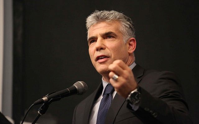 Yair Lapid reveals more of his platform at the Ariel University on October 30 (Photo by Yehoshua Yosef/Flash90) Yair Lapid reveals more of his platform at the Ariel University on October 30 (Photo by Yehoshua Yosef/Flash90)