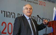 Yair Shamir speaks during a conference of the Jewish People Policy Institute (JPPI) in Jerusalem on October 31, 2012. (photo credit: Oren Nahshon/Flash90)