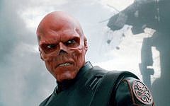 Hugo Weaving as the Red Skull in the 2011 movie Captain America: The First Avenger (photo credit: courtesy)