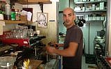 Jonathan Vadei, owner of the 'alternatively-kosher' Carousela, has just won a legal battle (photo credit: Jessica Steinberg/Times of Israel)