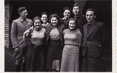 Some of the teenage Jewish Czech refugees in Denmark in the fall of 1941 (photo credit: Courtesy, archive of Judita Matyasova)