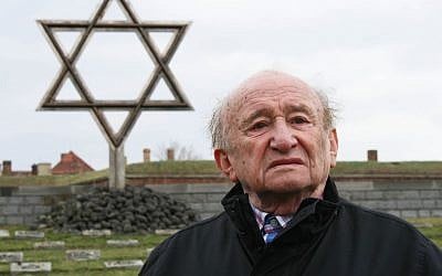 Holocaust survivor Jack Aisenberg took "Strictly Kosher" viewers along when he made an emotional return to the Buchenwald concentration camp. (Photo credit: Courtesy of ITV)